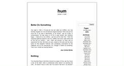 Desktop Screenshot of hum.it