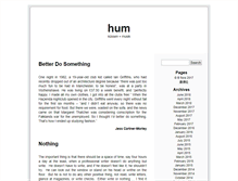 Tablet Screenshot of hum.it